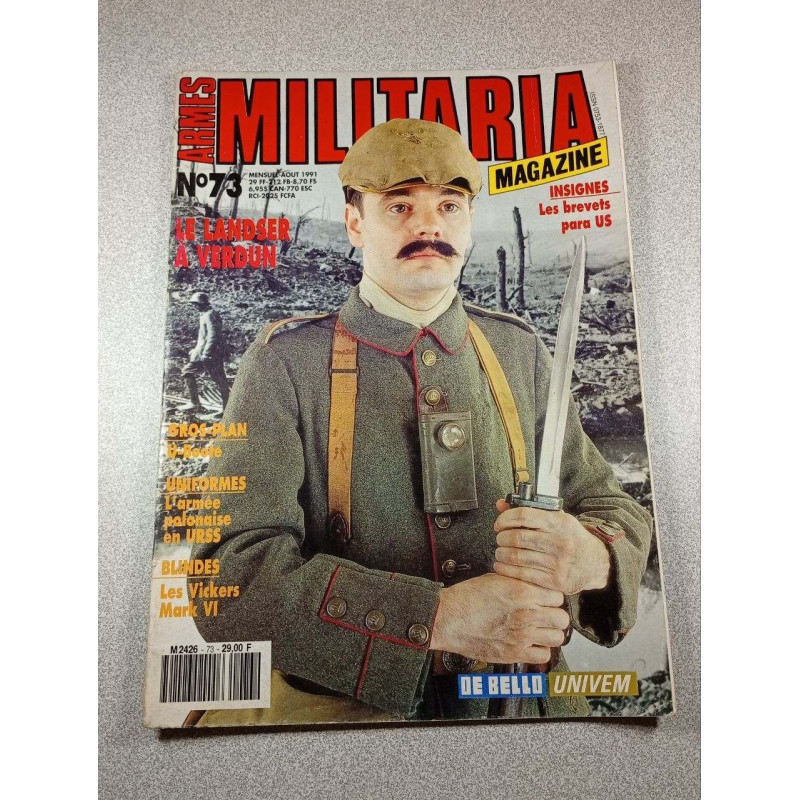 Armes Militaria Magazine n°73