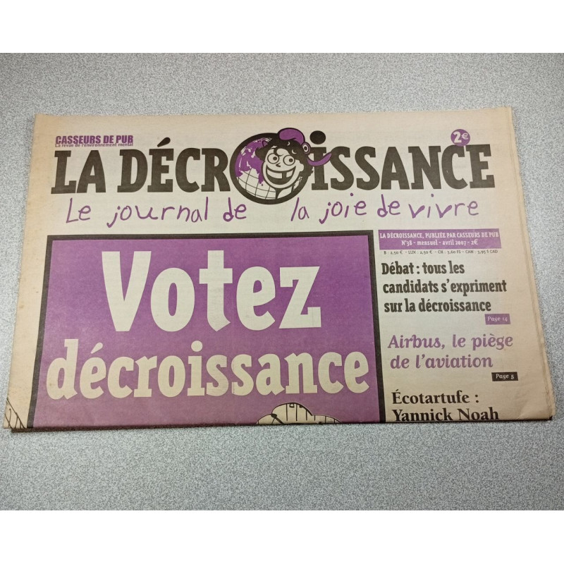 La Décroissance n°38