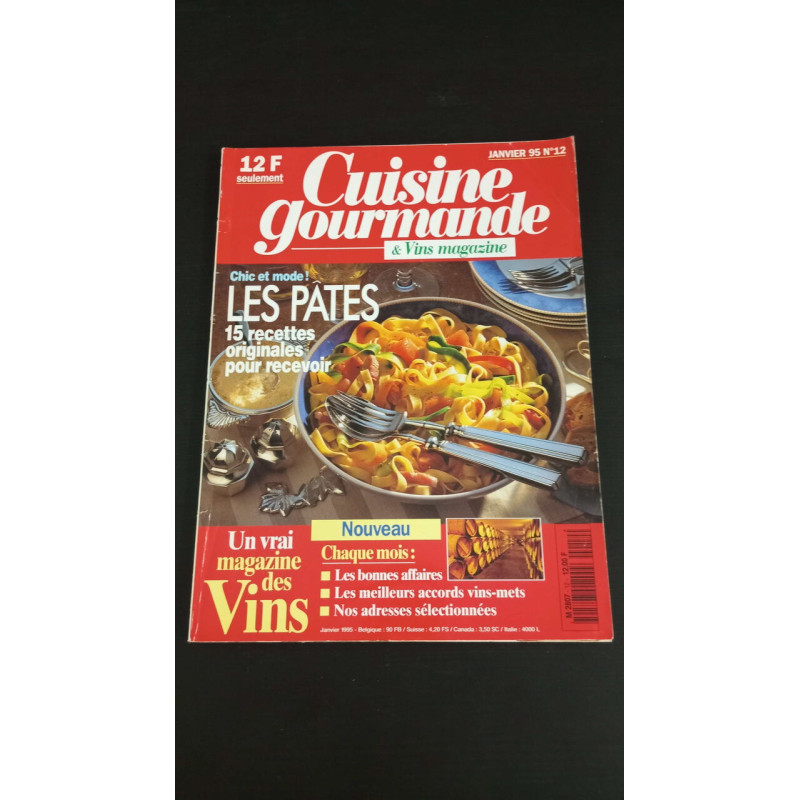 Cuisine Gourmande et Vins magazine Nº12 / Janvier 1995