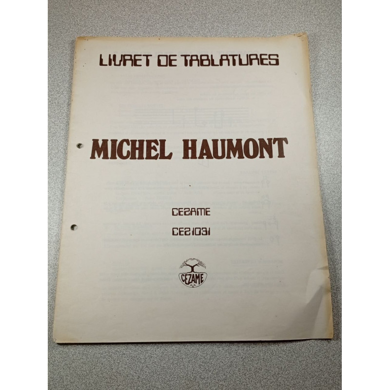 Livret de tablatures