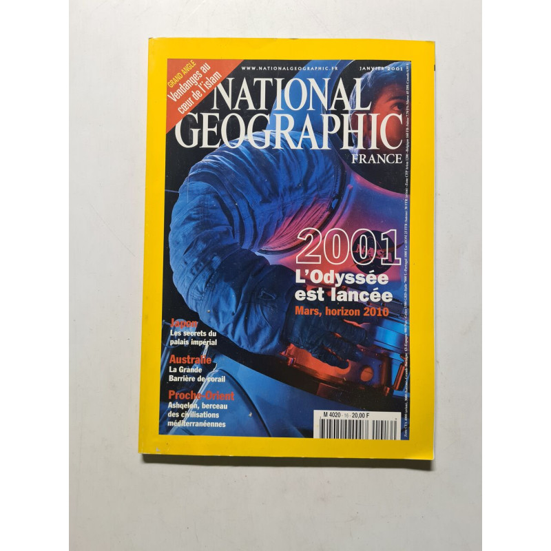 National Geographic france nº 16 - 2001 l'odysse est lancee