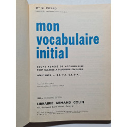 Mon Vocabulaire Initial