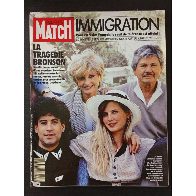 Paris Match N.2116 - Decembre 1989