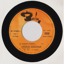 Les Plaisirs Démodés / Me Voilà Seul