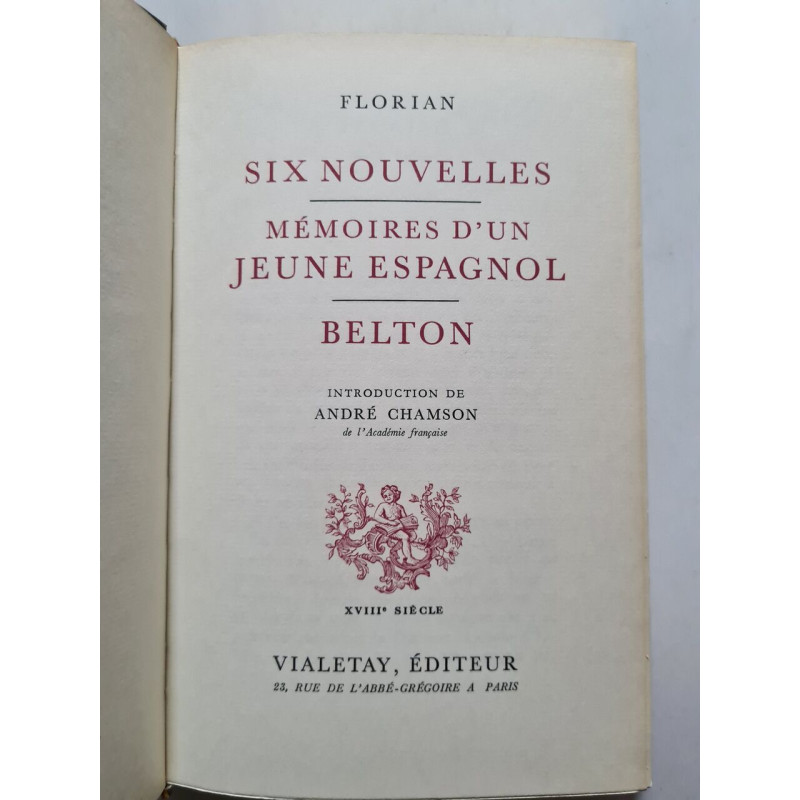 Six nouvelles mémoires d'un jeune Espagnol