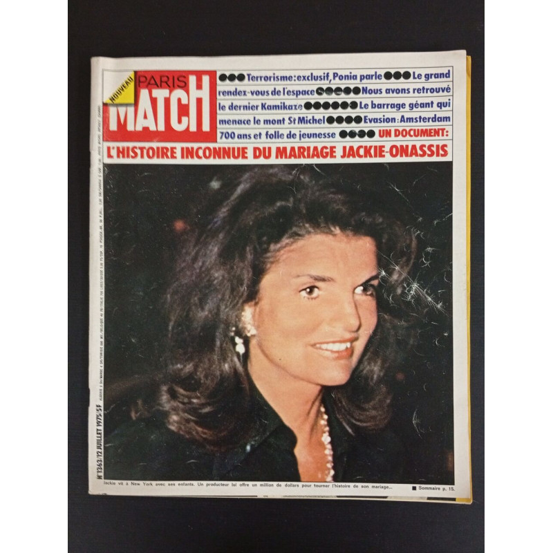 Paris Match N.1363 - Juillet 1975