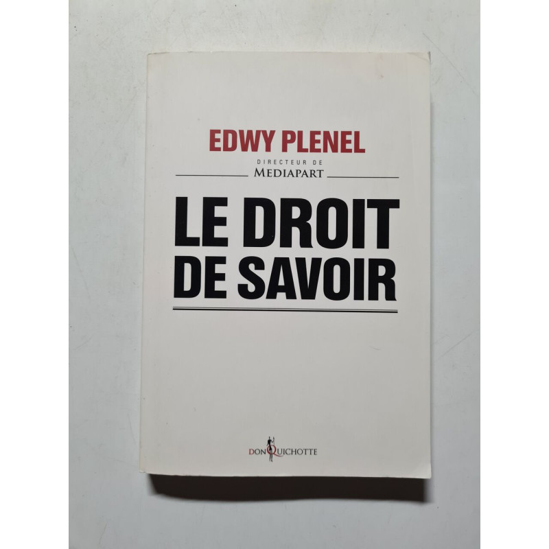 Le Droit de savoir