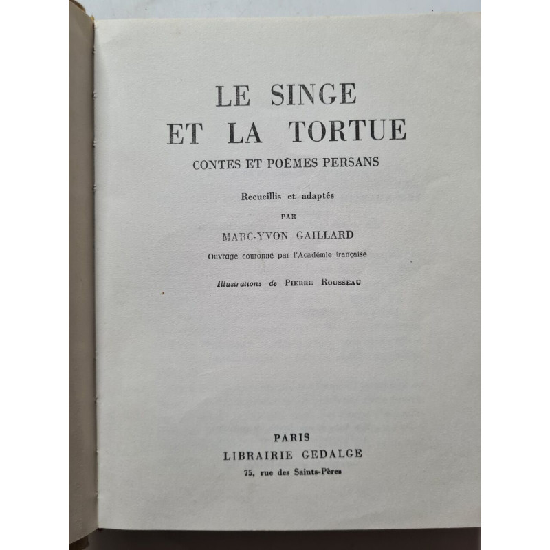 Le Singe et la Tortue
