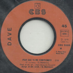 Pour Que Tu Me Comprennes / Dommage