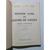 Premier Livre de Leçons de Choses