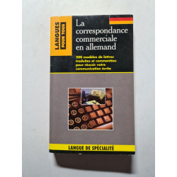 Correspondance Commerciale Allemand