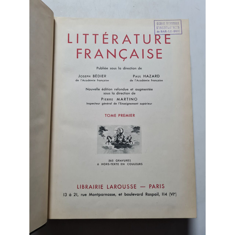 Littérature française