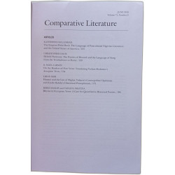 CL Comparative Literature Tome 71