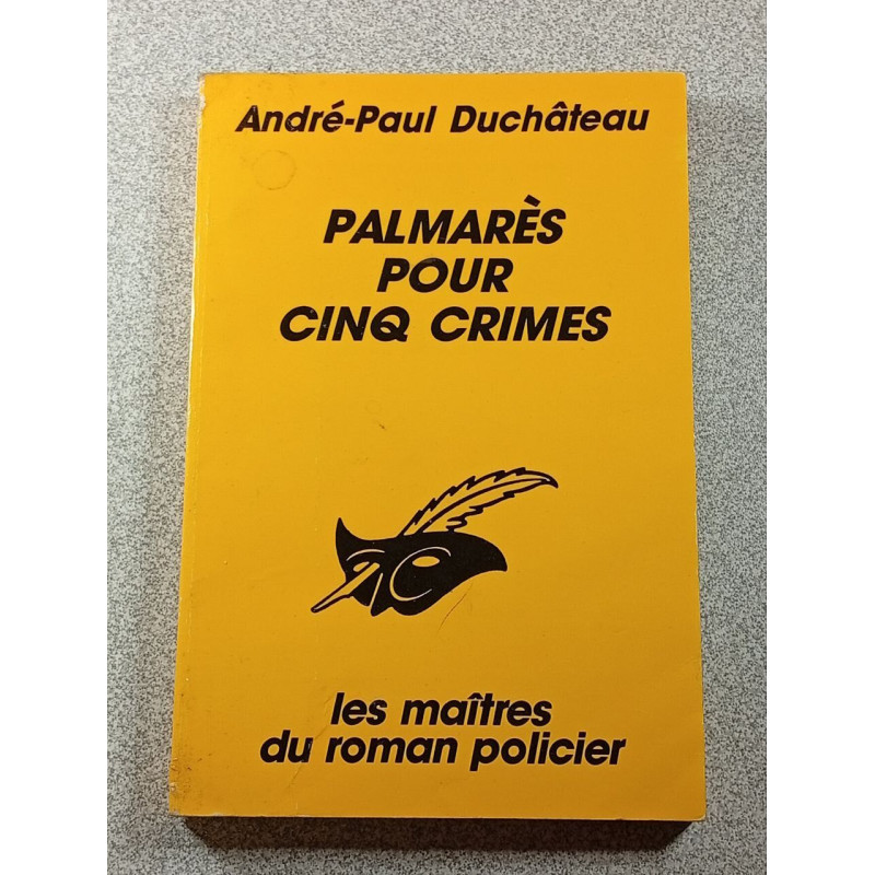 Palmarès pour cinq crimes