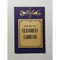 Catalogue des Classiques Larousse