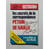 HISTORAMA les secrets de la correspondance Pétain-de Gaulle