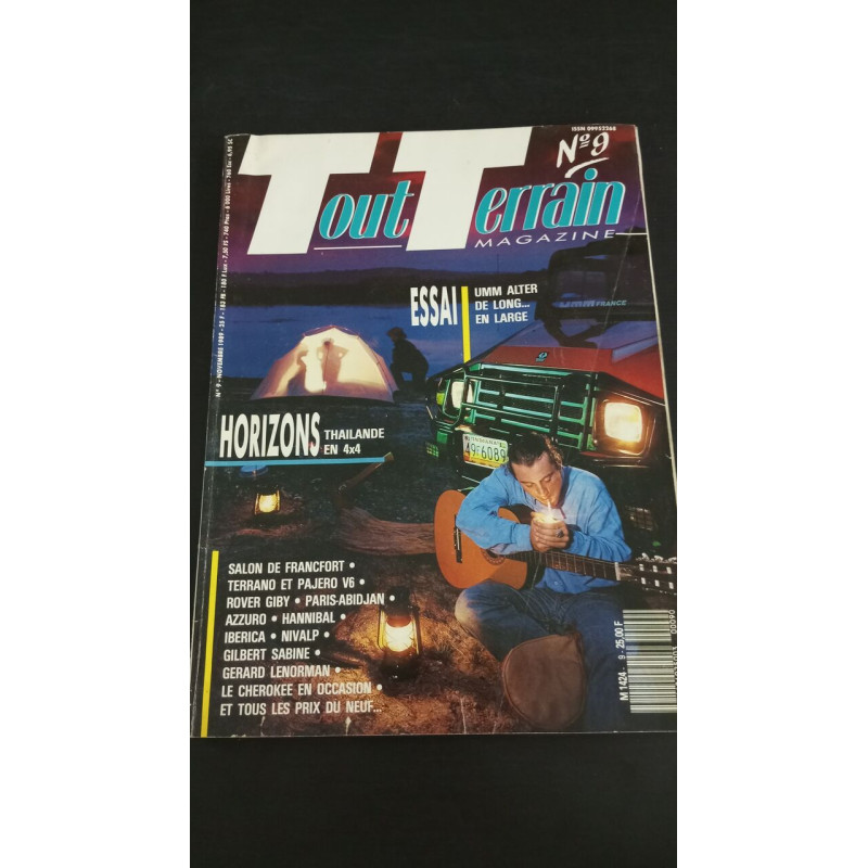 Tout Terrain Magazine Nº9 / Novembre 1989