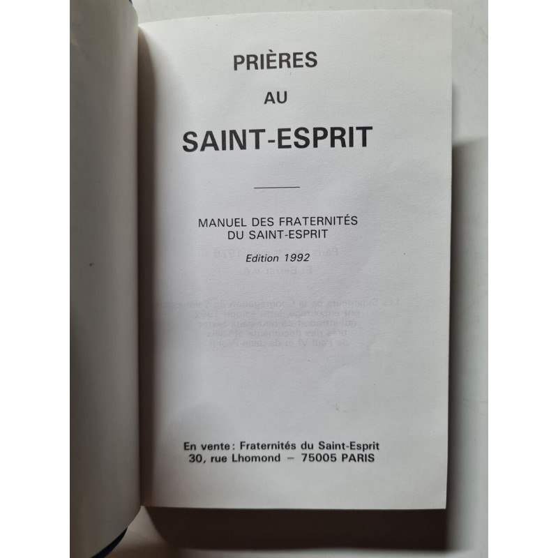 Prières au saint-Esprit