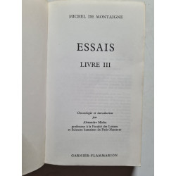 Essais livre III