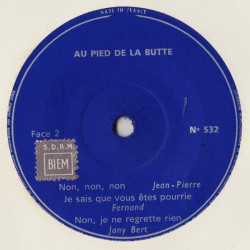 Souvenir Du Cabaret : Au Pied De La Butte