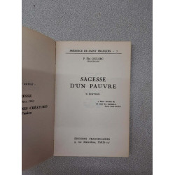 Sagesse d'un pauvre (9ª edition)