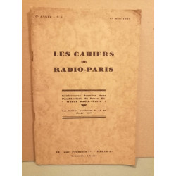 Les cahiers de radio paris n3 15 Mars 1934