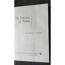 The rbetoric of fiction