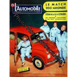 AUTOMOBILE (L') [No 108] du 01/04/1955 - LE MATCH 203 ARONDE...