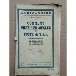 Alain Boursin Comment Installer et Régler un Poste de t s f