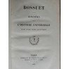 Bossuet Discours sur l'histoir universelle Librarie de
