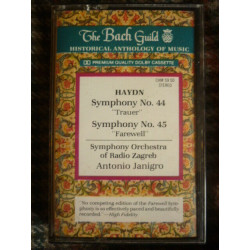 Haydn Symphony N44 45-Antonio JanigroCassette Audio The Bach Guild...
