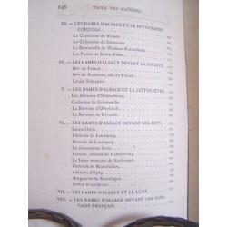 Le ROY DE sainte croix LES DAMES D'ALSACE éd berger levrault Alsatica