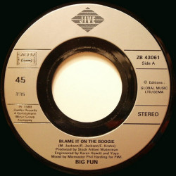 Blame It On The Boogie