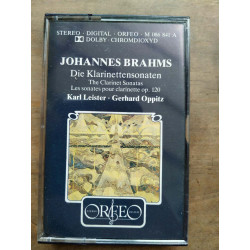 Brahms The Clarinet Sonatas Karl Leister Cassette Audio-K7 RFE