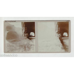 Vue Stéréoscopique Stéréo lützelstein la petite pierre AXENSTRASSE