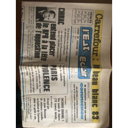 Carrefour: It beau blanc 83 LUNDI 24 JANVIER 1983