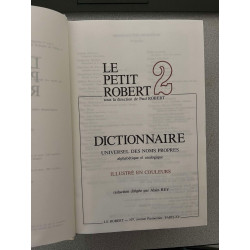 Dictionnaire Universel des Noms Propres Le Petit Robert 2