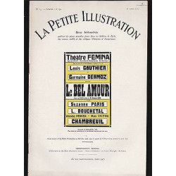 La petite illustration théâtrale n 139 Le bel amour de 1925
