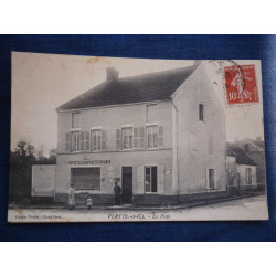 cpa Vert seine-et-oise La poste