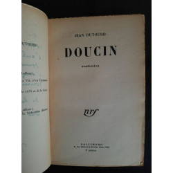 Doucin gallimard envoi Autographe de L'auteur