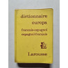 Dictionnaire europa francais-espagnol espagnol-francais