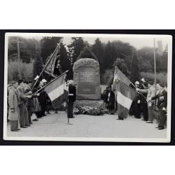 Carte Photo SEPPOIS-LE-BAS 68 Cérémonie Monument du Groupe Mobile...