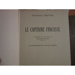 THEOPHILE gautier LE CAPITAINE FRACASSE