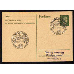 Ganzsache BUCHSWEILER Cachet Spécial 071043 WW2