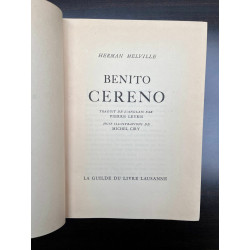 Benito cereno La guilde du Livre lausanne Ex n10085