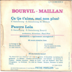 Ça (Je T'aime Moi Non Plus) / Pauvre Lola