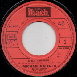 Je N'ai Plus Rien / On Verra