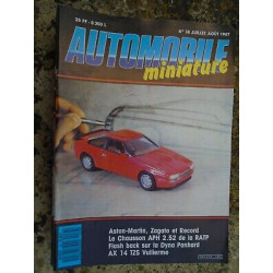 Automobile Miniature n 38 Juillet Août 1987