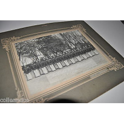 Photo soldats allemands ANDENKEN an der KAISERPARADE biebrich...