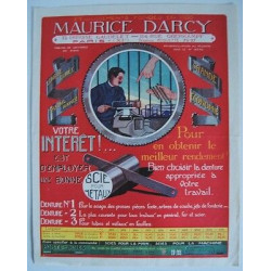 Pub éts MAURICE DARCY Paris Outillage Usinage Sciage